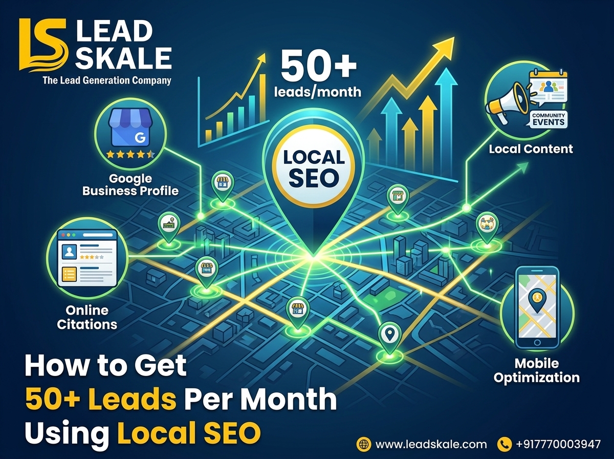 How to Get 50+ Leads Per Month Using Local SEO